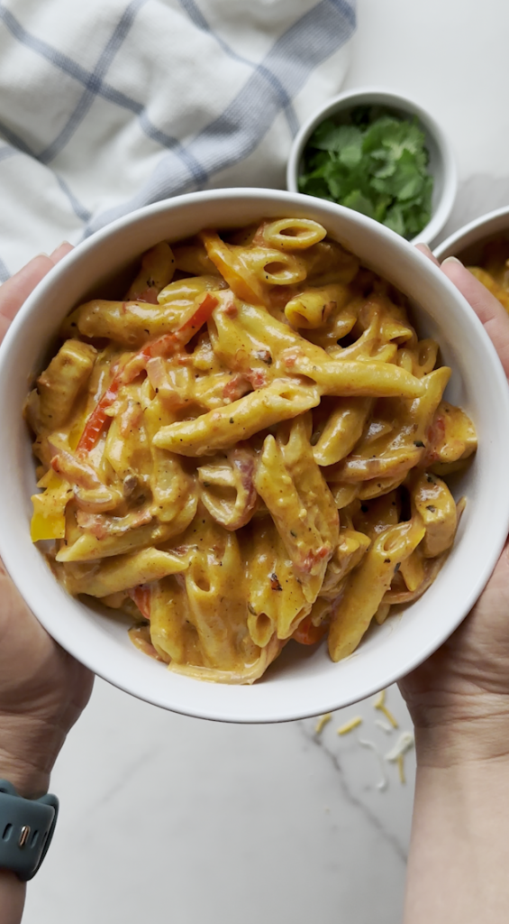 chicken fajita pasta